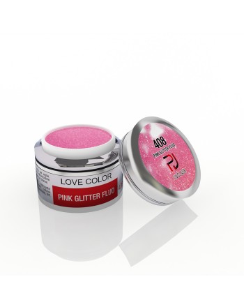 GEL COLOR 408 ROSA GLITER...