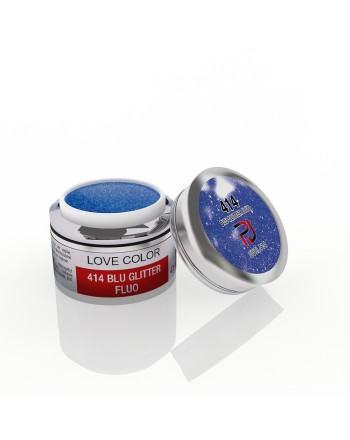 GEL COLOR 414 BLU GLITTER...